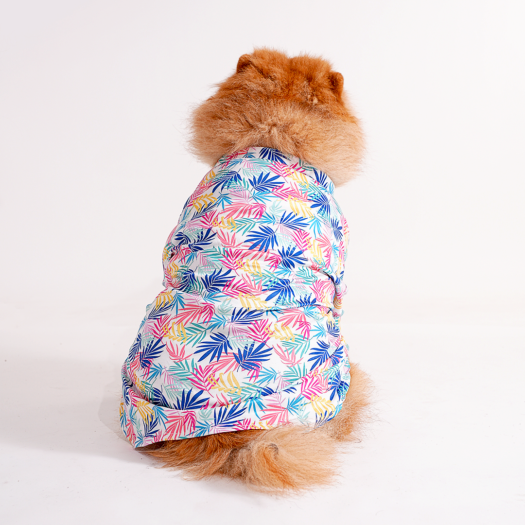 Printed Shirts For Dogs - Hawaiian Colourful