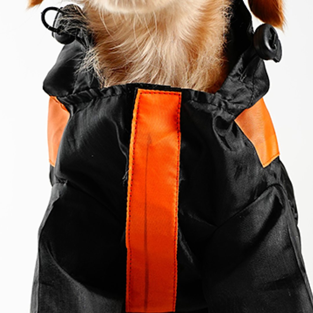 bark and wags raincoat
