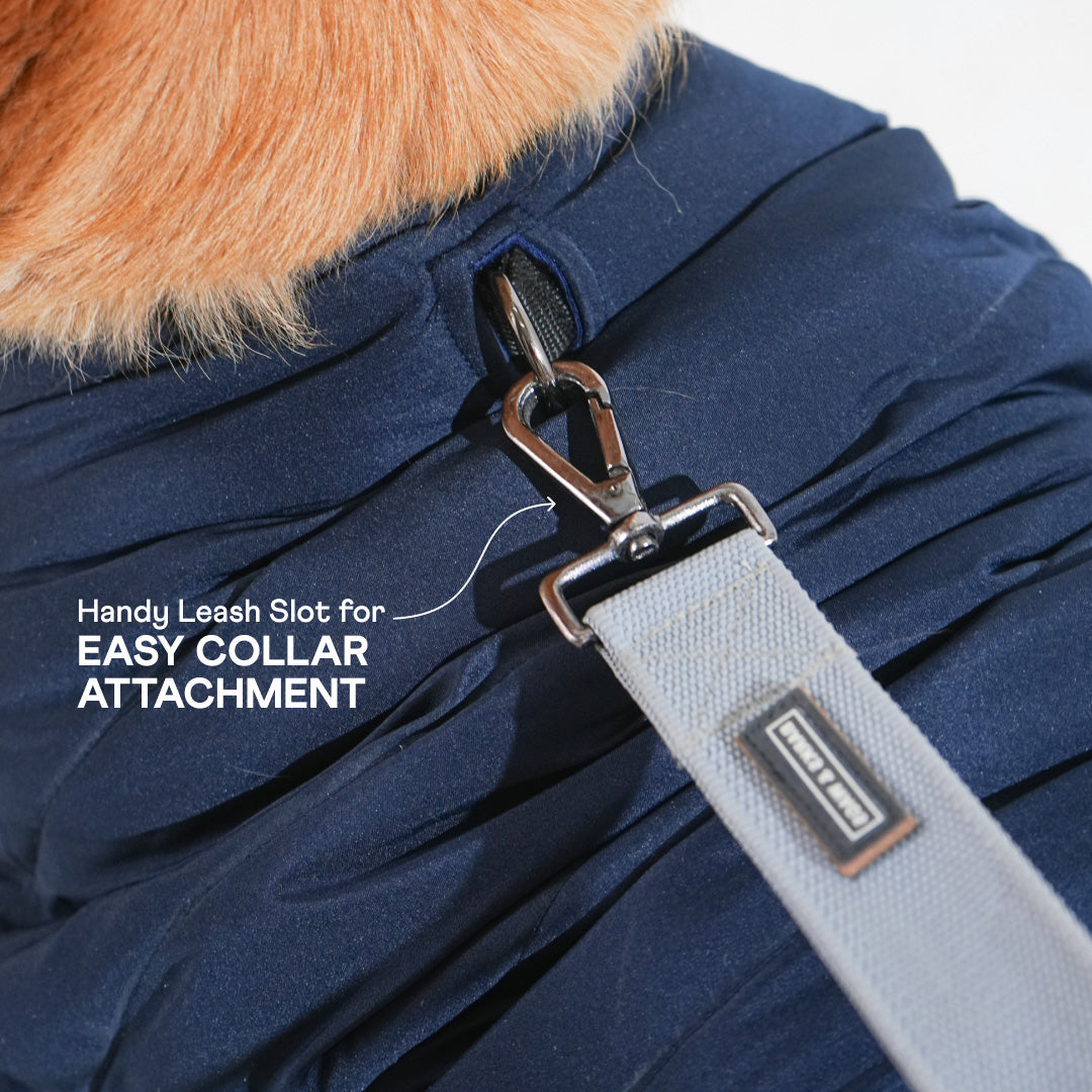 Pawfect Shield Puffer Jacket - Blue