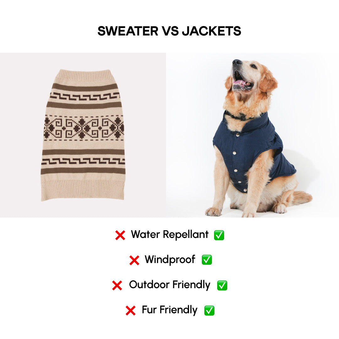 Pawfect Shield Puffer Jacket - Blue