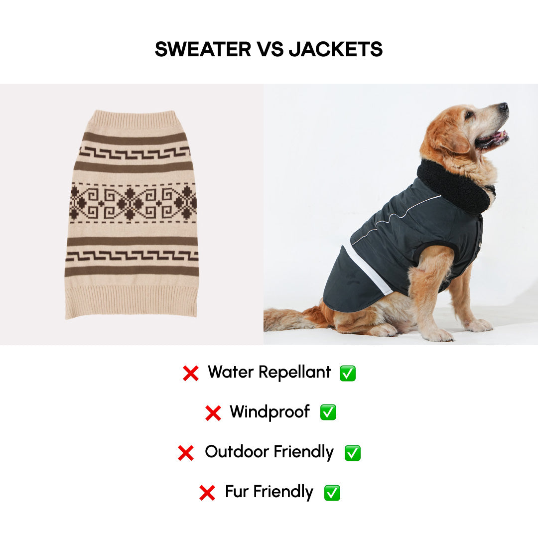 Pawfect Shield Puffer Jacket - Dark Grey