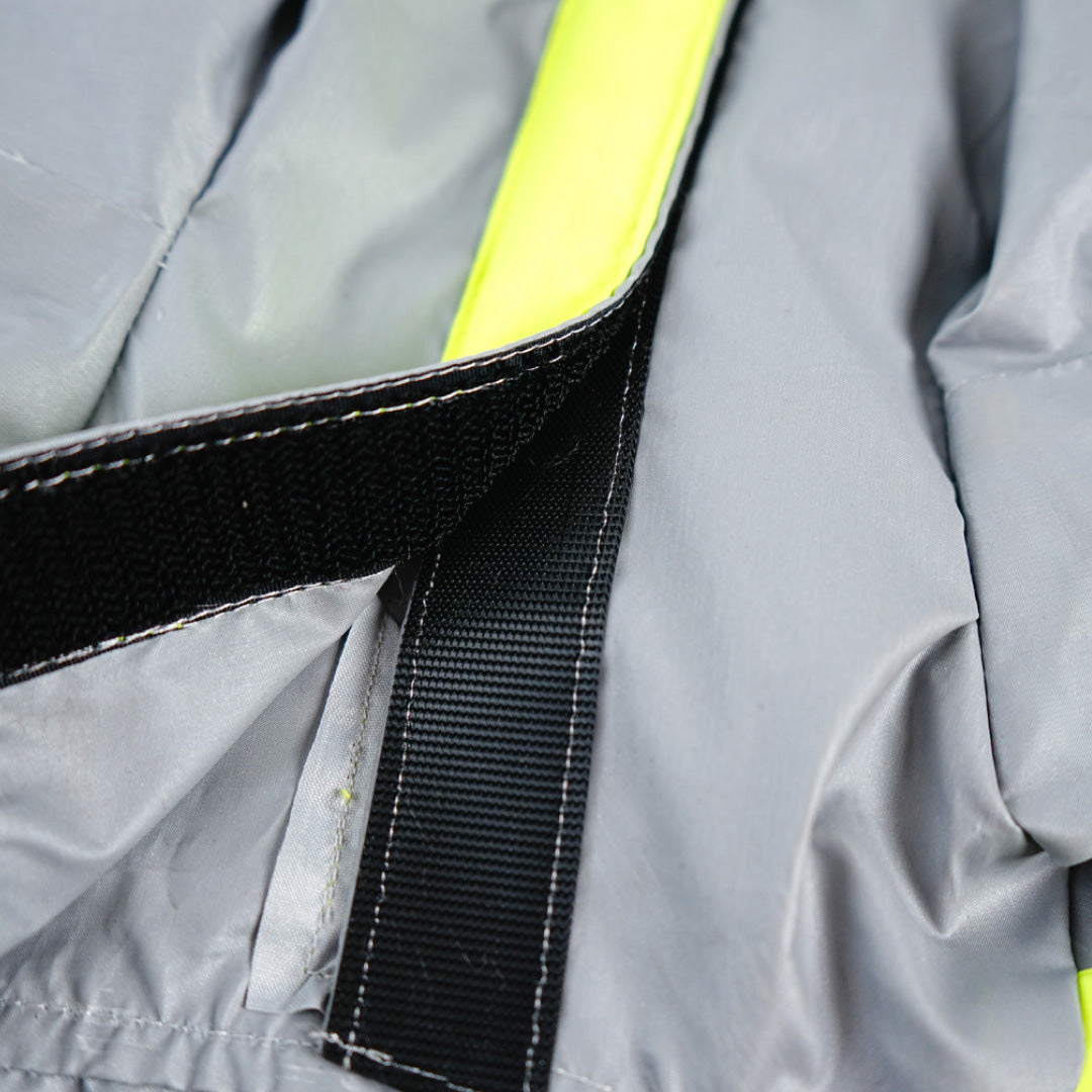bark and wags raincoat