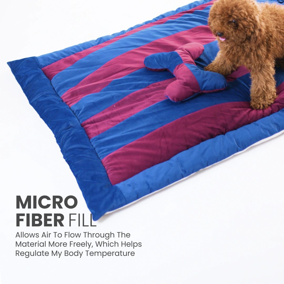ColorTail Nap Bed - Berry Pawfect