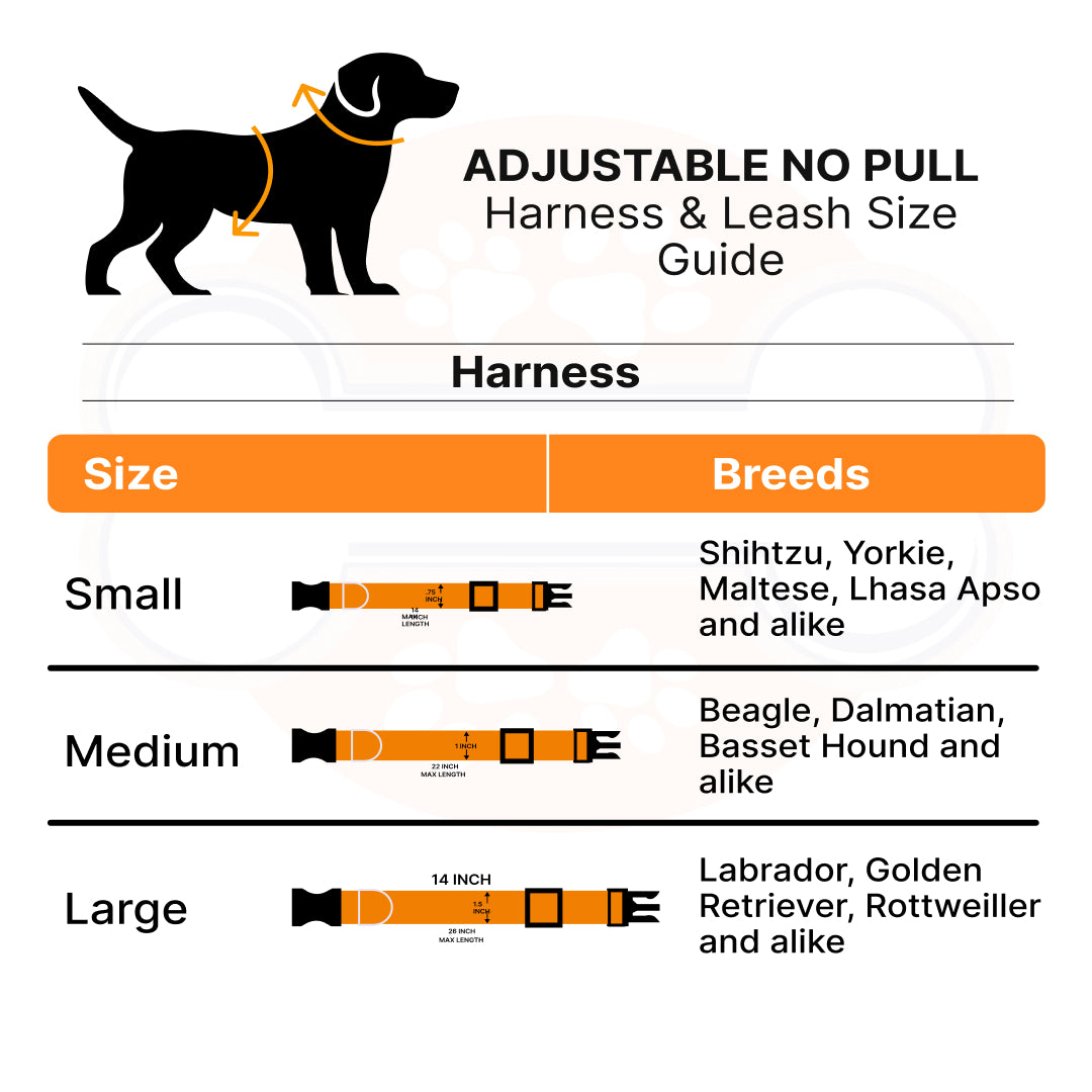 Heavy-duty harness kit for maximum comfort and zero choking- Red Plaid