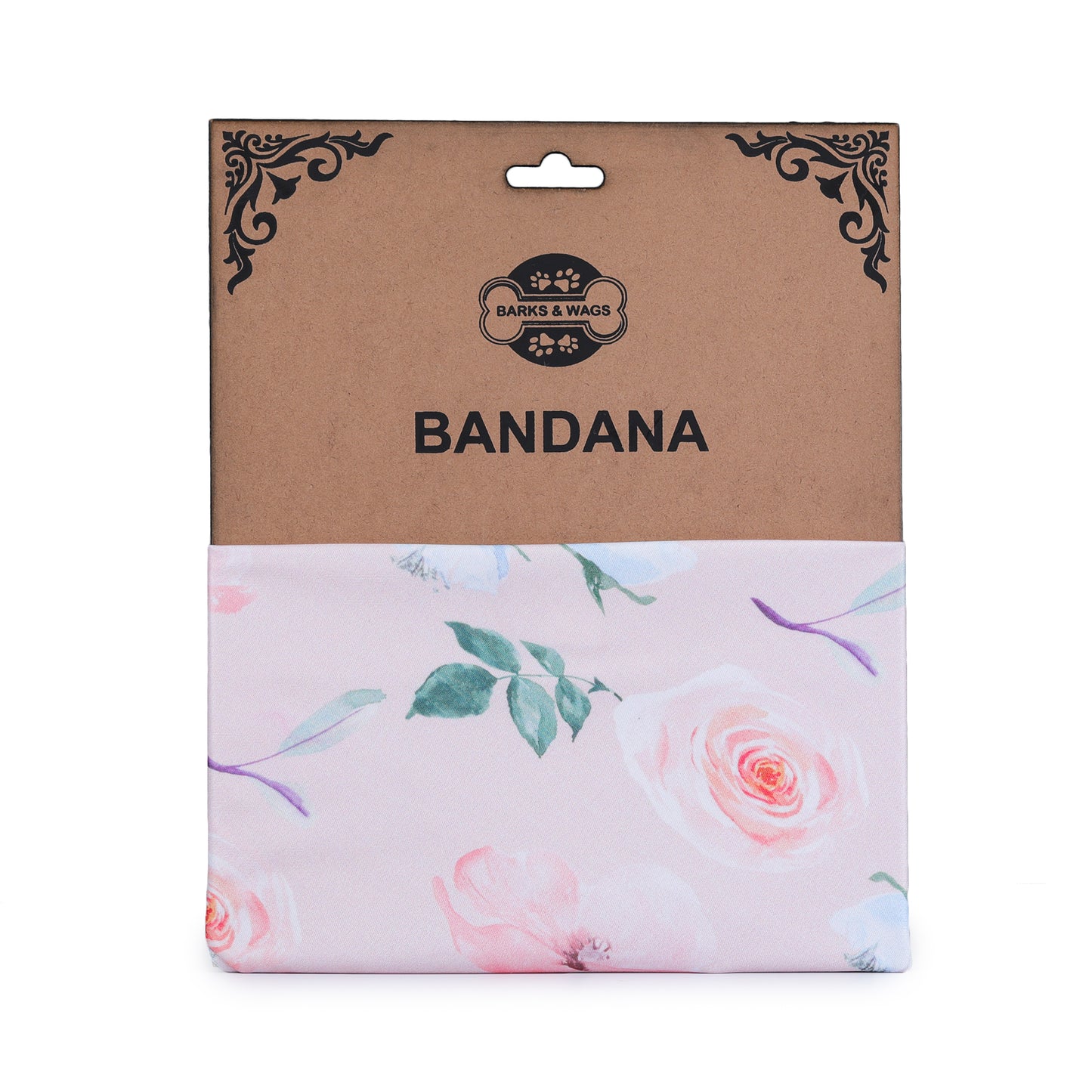 Pink Floral Bandana