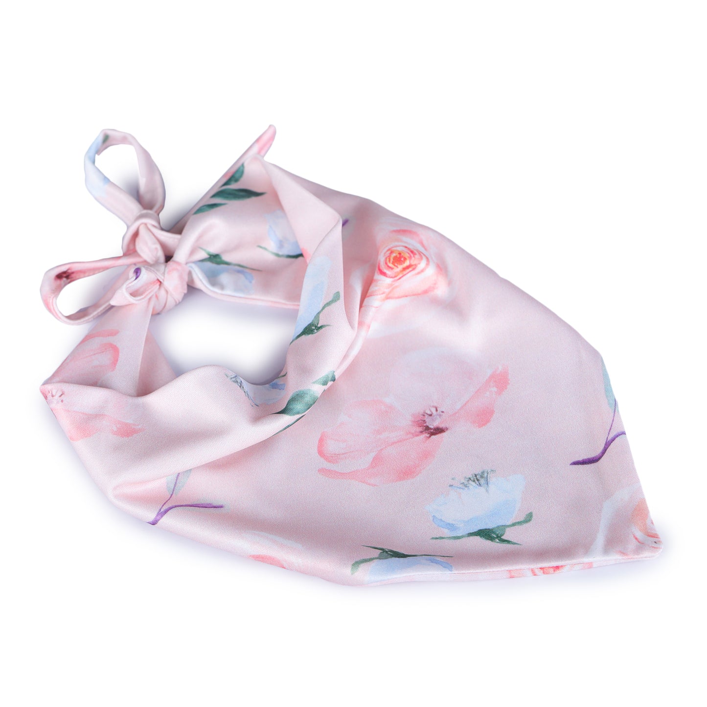 Pink Floral Bandana