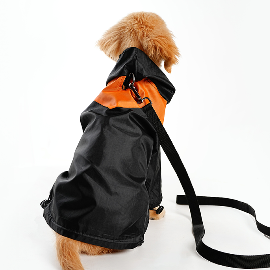 bark and wags raincoat