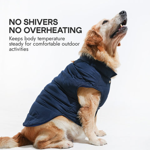 Pawfect Shield Puffer Jacket - Blue