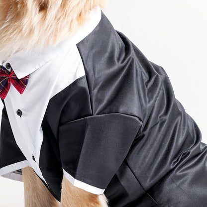 Tuxedos For Dogs - With Red Bow Tie
