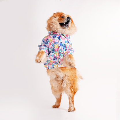 Printed Shirts For Dogs - Hawaiian Colourful