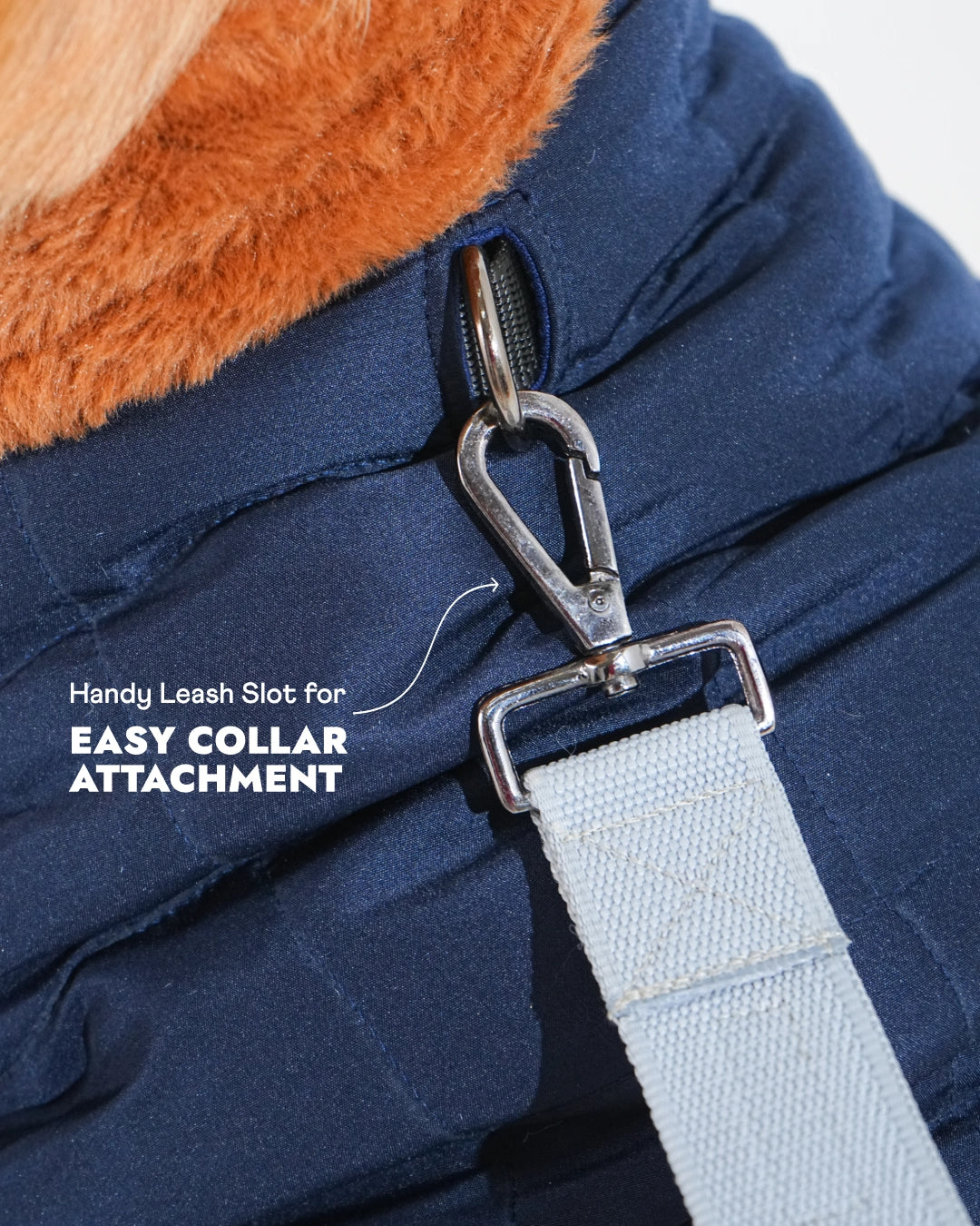 Pawfect Shield Puffer Jacket - Dark Blue