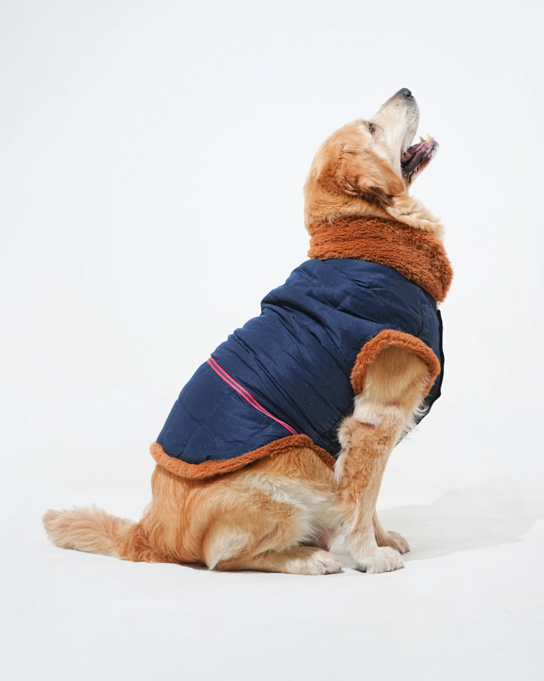 Pawfect Shield Puffer Jacket - Dark Blue