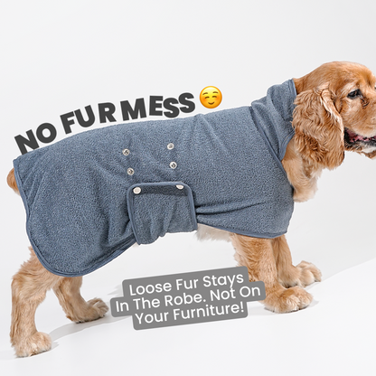 India’s 1st Lightweight Turbo Dry Bathrobe - Grey