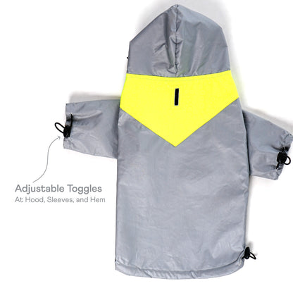 bark and wags raincoat