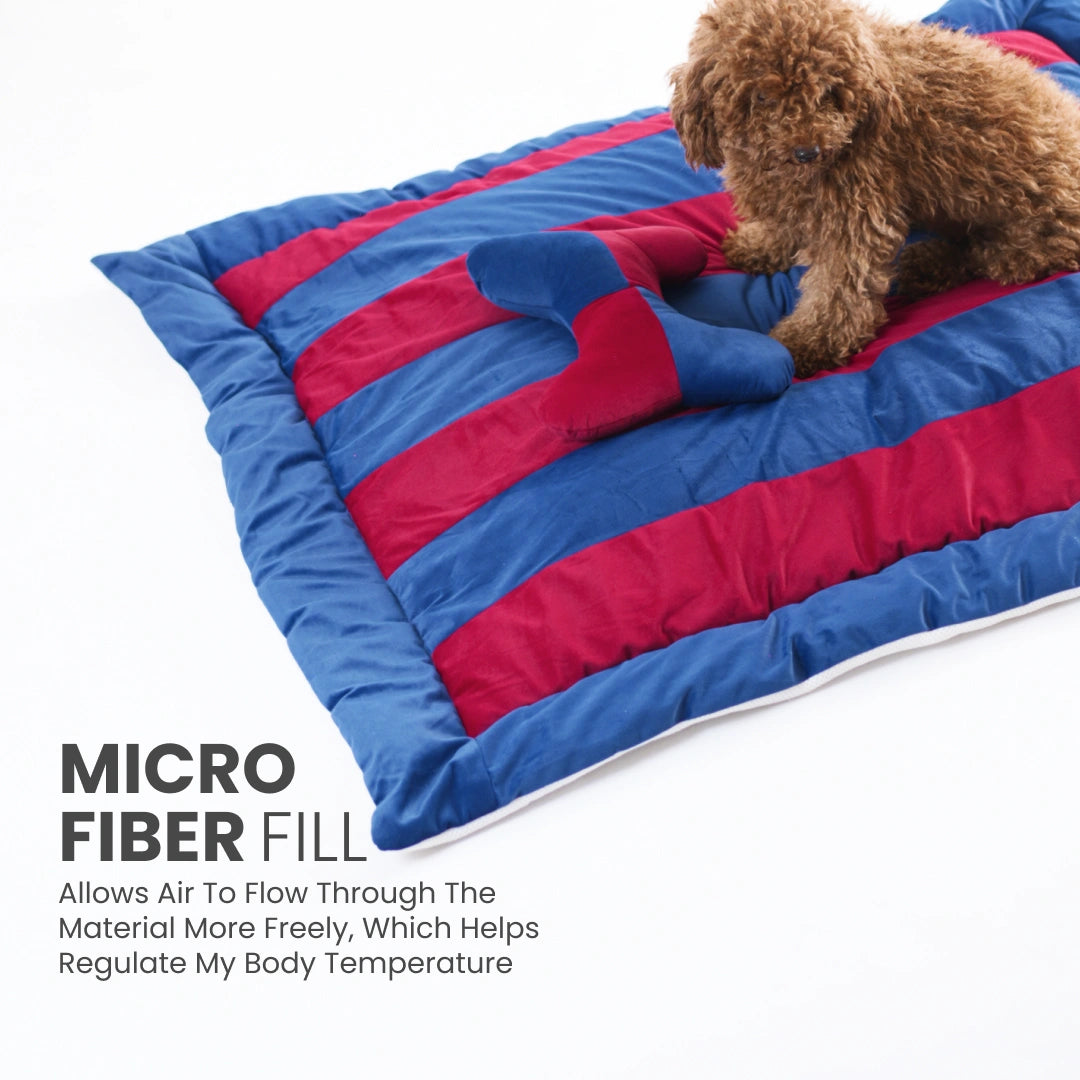 ColorTail Nap Bed - Cherry Splash