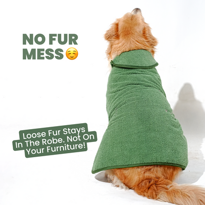 India’s 1st Lightweight Turbo Dry Bathrobe - Green
