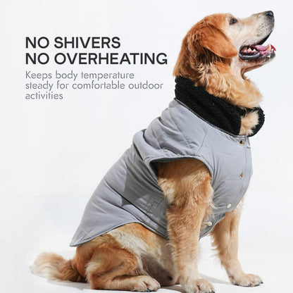 Pawfect Shield Puffer Jacket - Light Grey