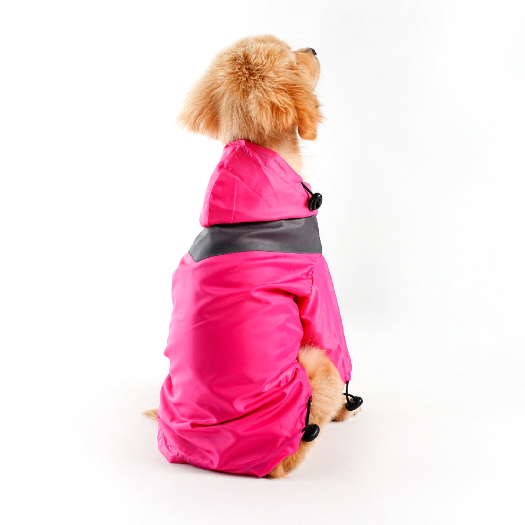 bark and wags raincoat