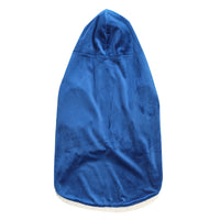 Navy Blue Dog Hoodie With Fur