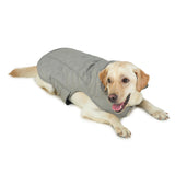 Dog Jacket (Grey Micro Padded)