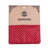Red Plaid Bandana