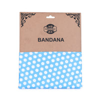 Blue Polka Dot Bandana