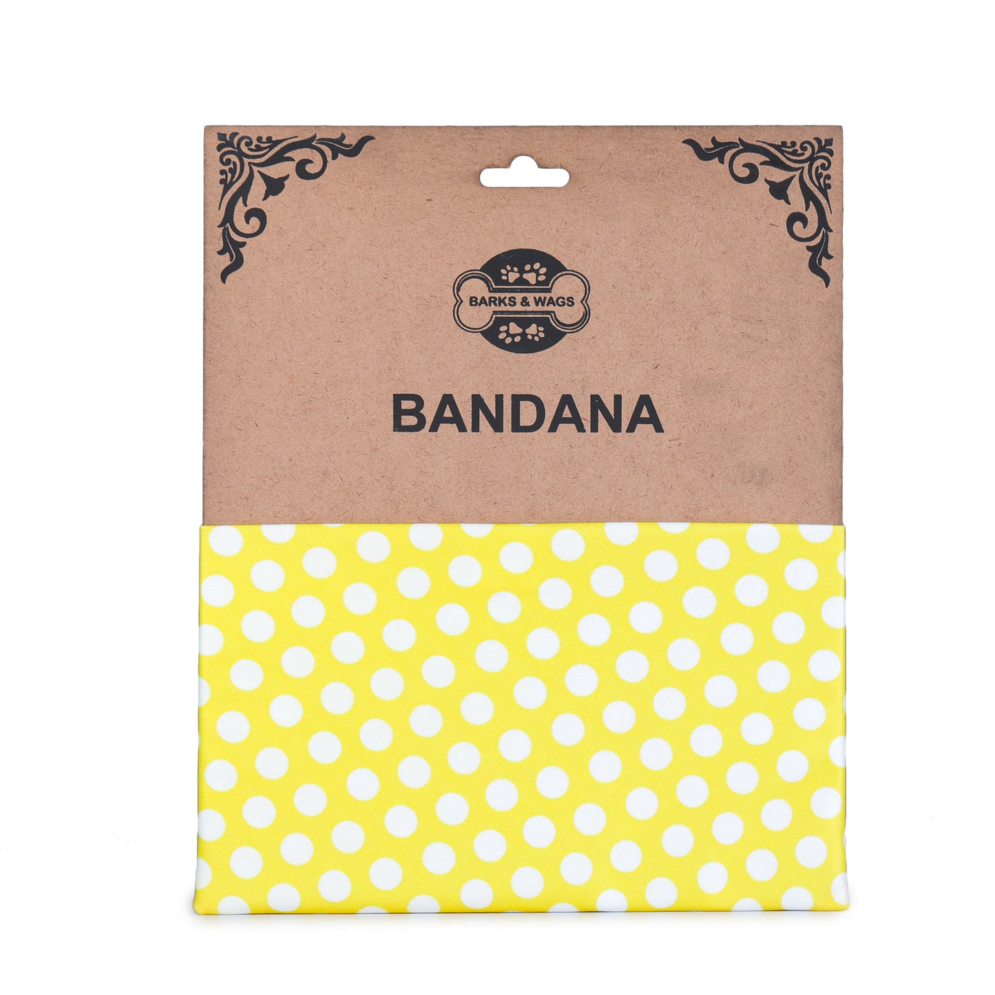 Yellow Polka Dot Twinning Bow & Bandana Set