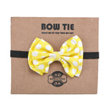 Yellow Polka Dot Bow Tie