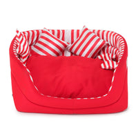 Dog Bed (Red & Blue Strips Sofa)