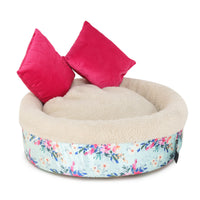 Dog Bed Floral Basket