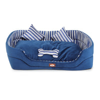 Dog Bed (Red & Blue Strips Sofa)