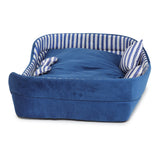 Dog Bed (Red & Blue Strips Sofa)