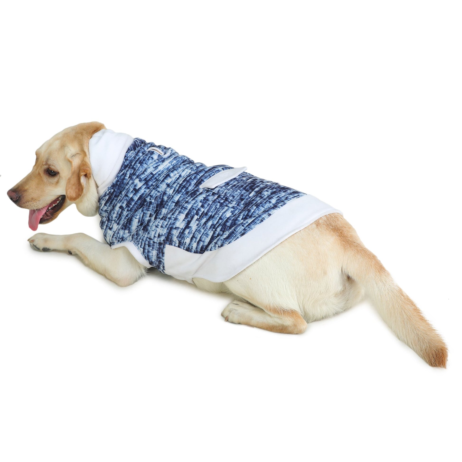 Doggie Design Weekender Dog Sweatshirt Hoodie - Royal Blue(medium