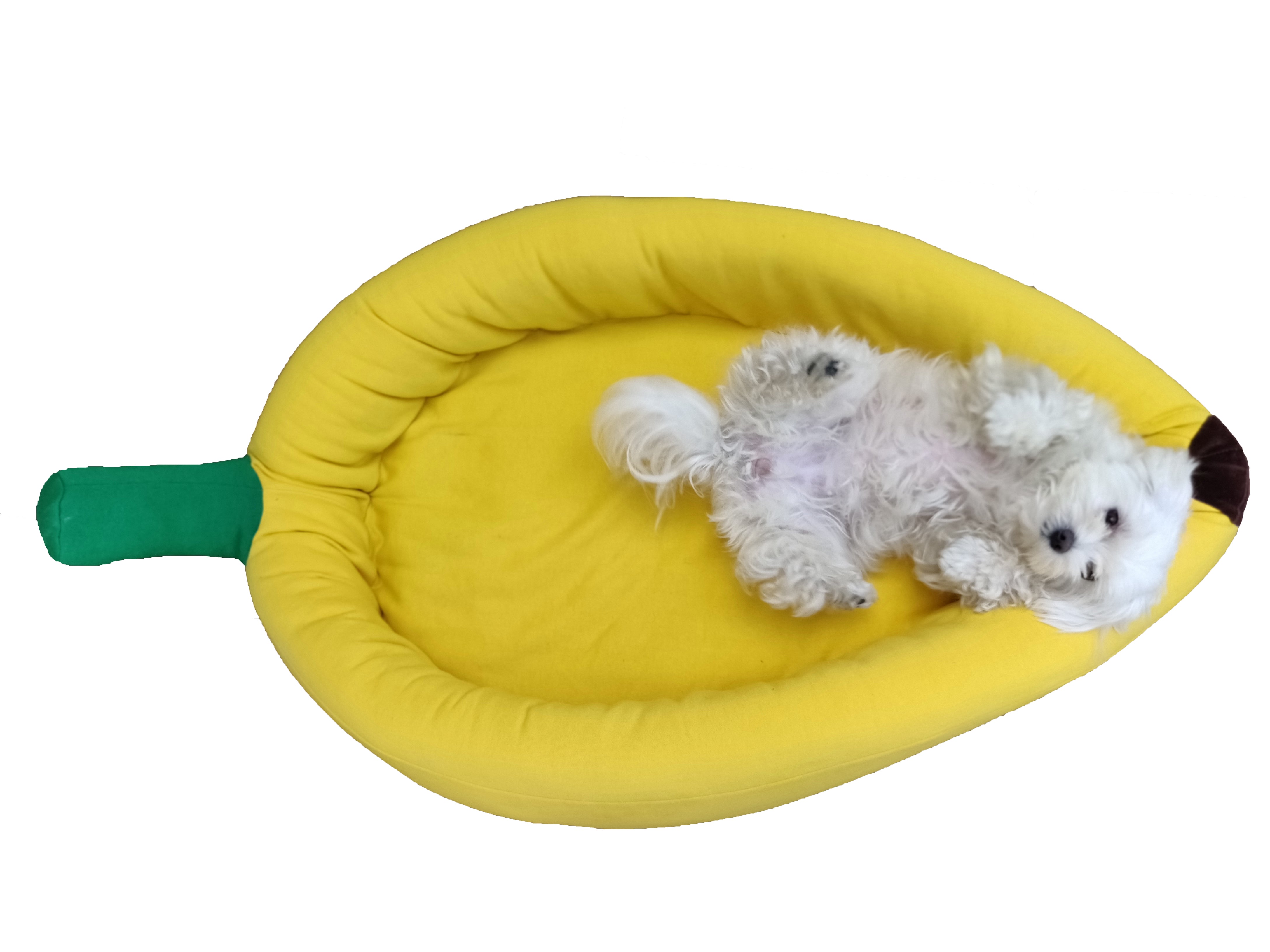 Banana Dog Bed Barks Wags