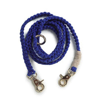 macramé square knot leash and collar for dogs designed by Barks & Wags
