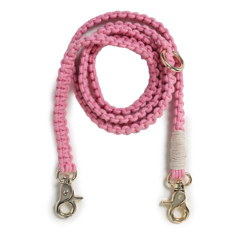macramé square leash for dogs by Barks & Wags