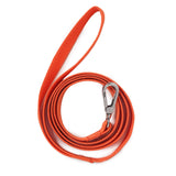 orange coloured dog leash by Barks & Wags