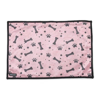 velvet front of dog mat by Barks & Wags