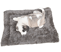 Dog Bed Brown Fur Rug